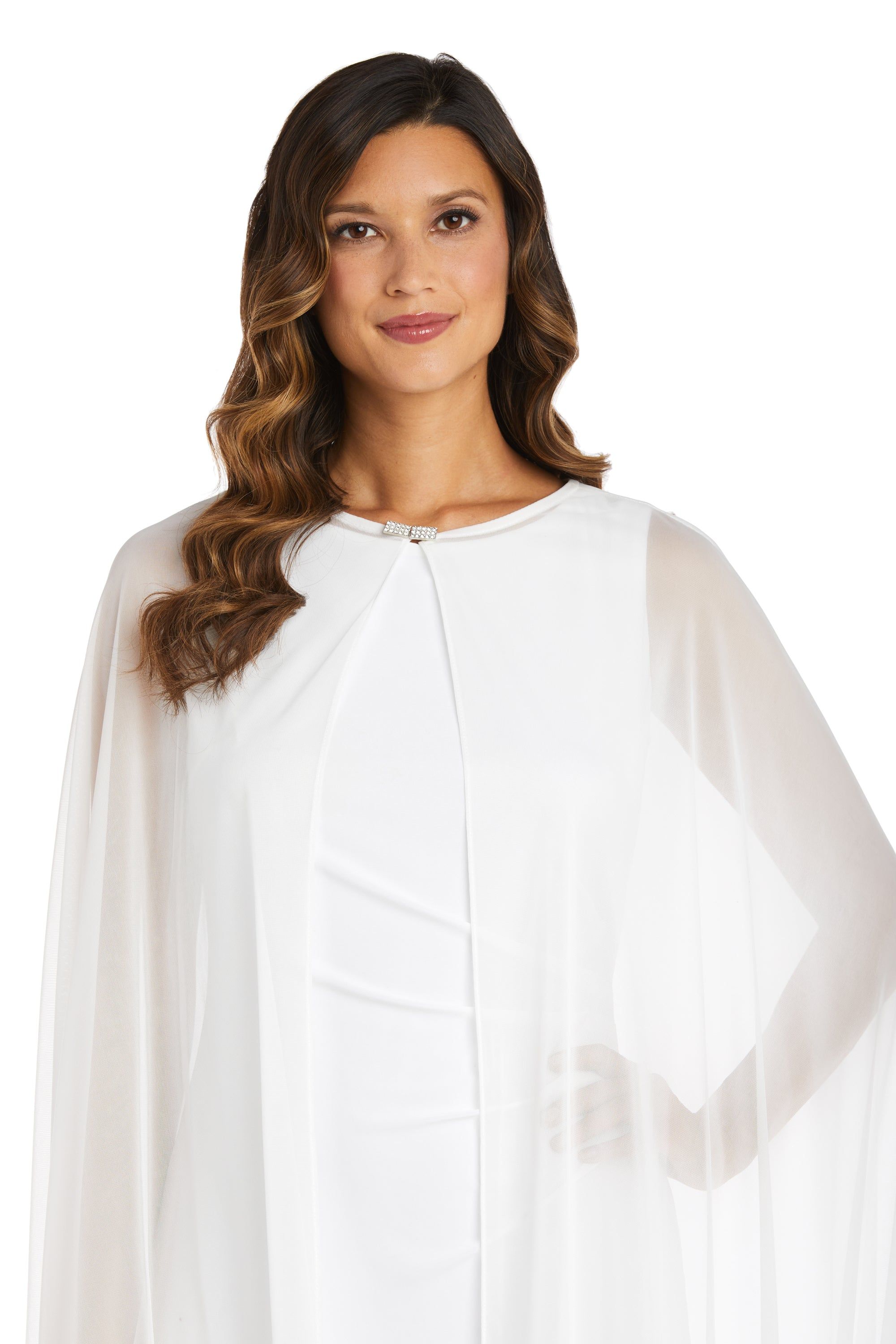 Chiffon Cape with Rhinestone Clasp sold by R&M Richards product image thumbnail 4