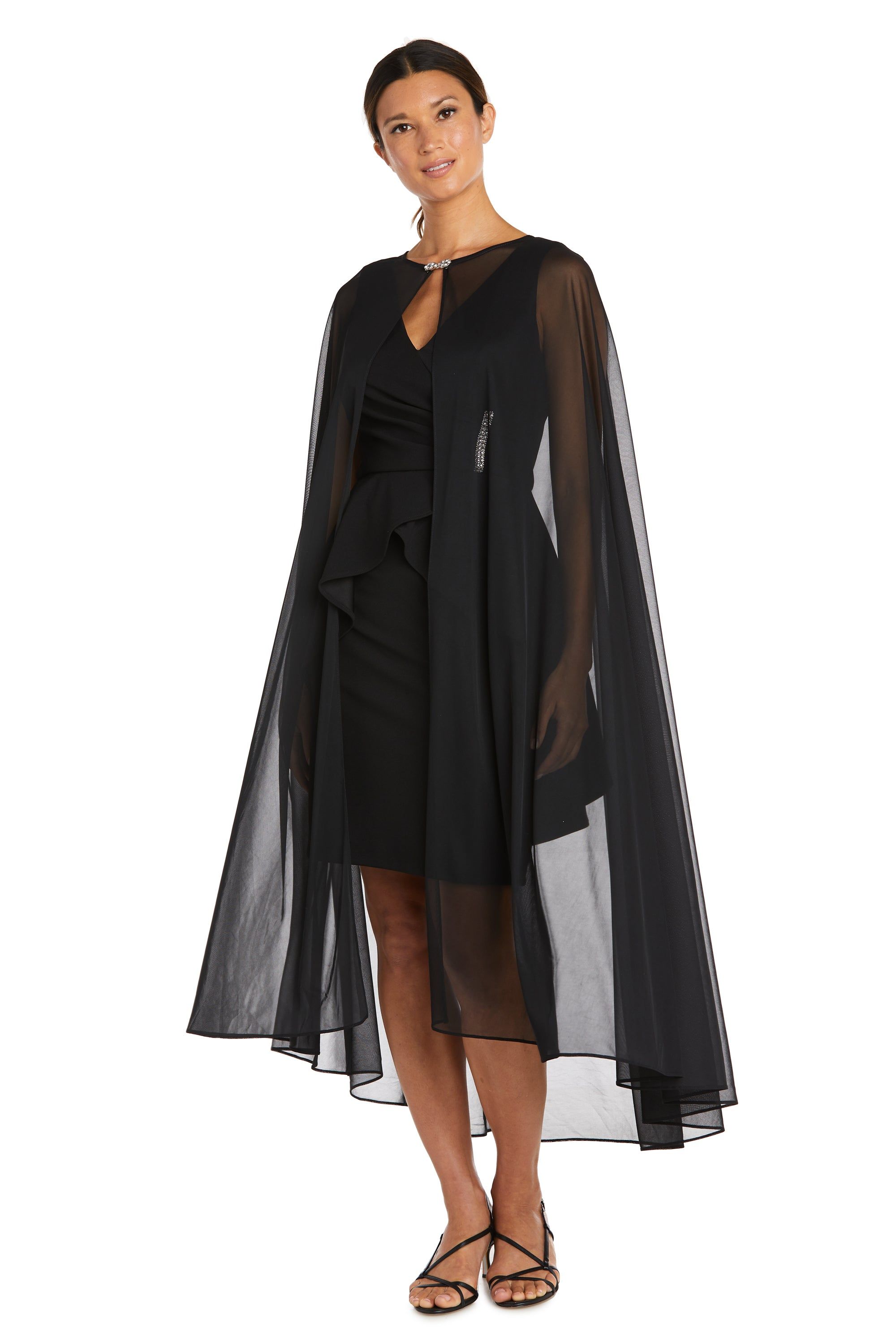 Chiffon Cape with Rhinestone Clasp sold by R&M Richards product image thumbnail 2
