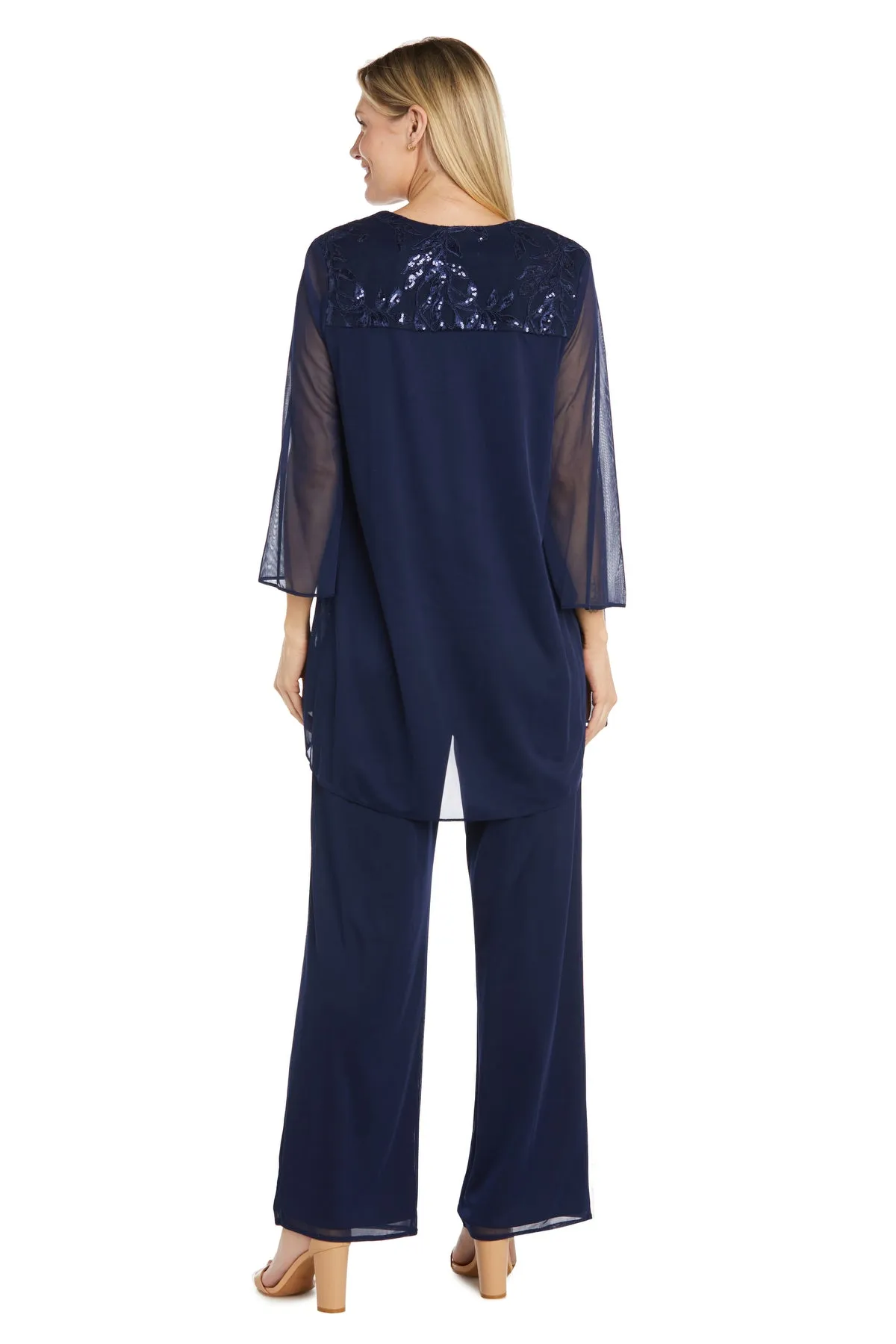 Three-Piece Pant Suit with Embellished Jacket sold by R&M Richards product image thumbnail 2