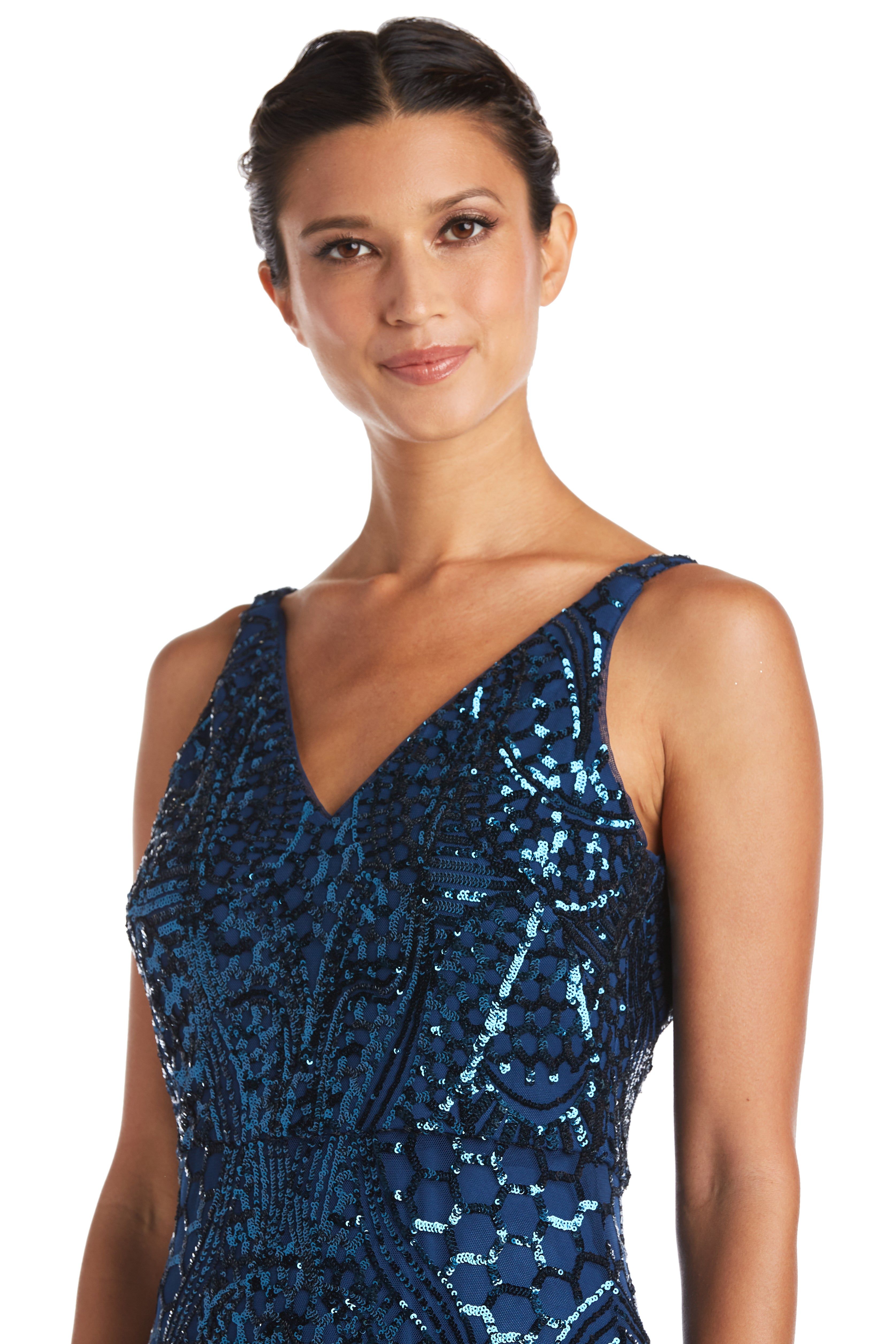 Nightway Full Length Sleeveless Embellished Dress - Petite sold by R&M Richards product image thumbnail 5