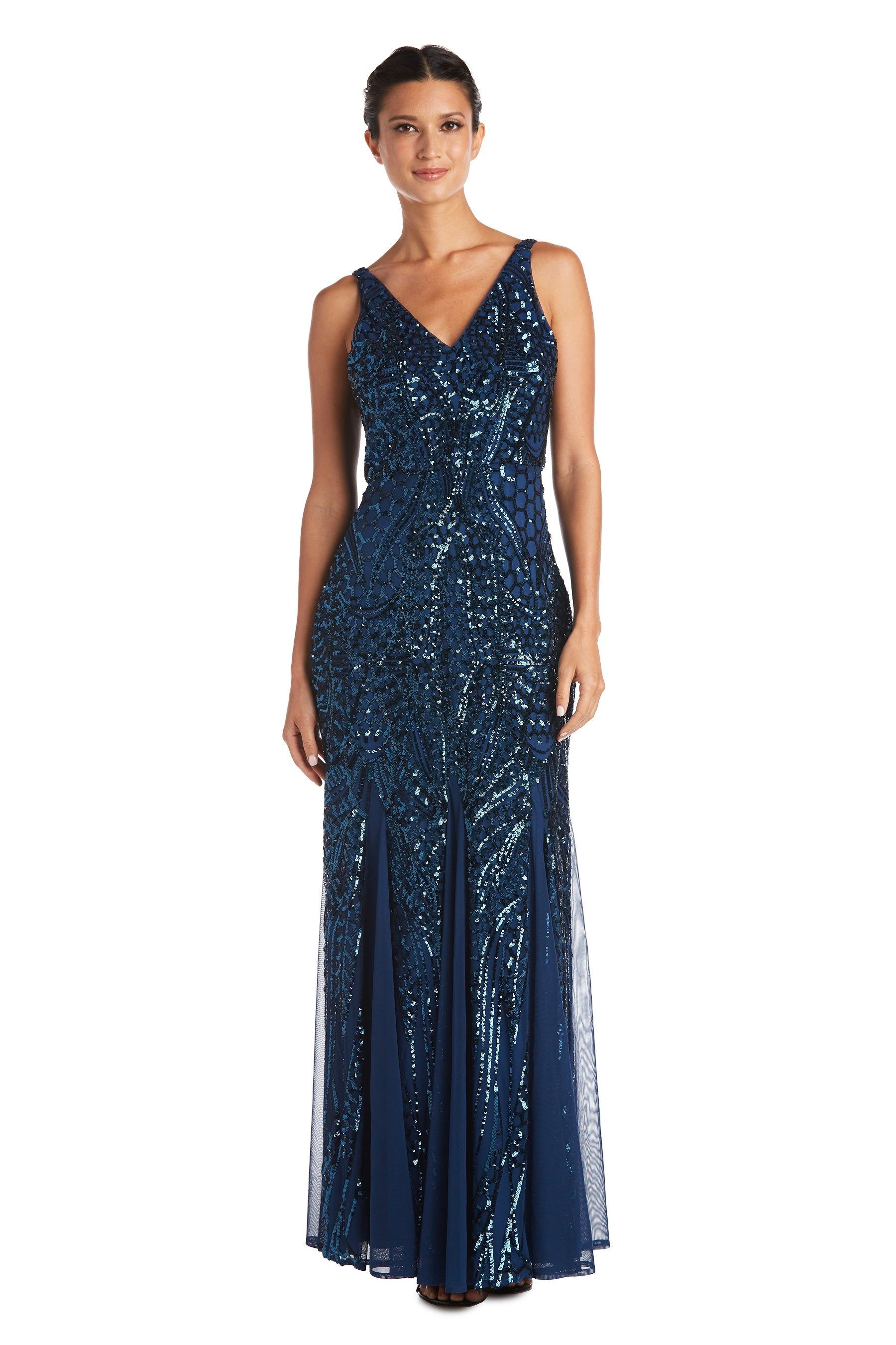 Nightway Full Length Sleeveless Embellished Dress - Petite sold by R&M Richards product image thumbnail 3