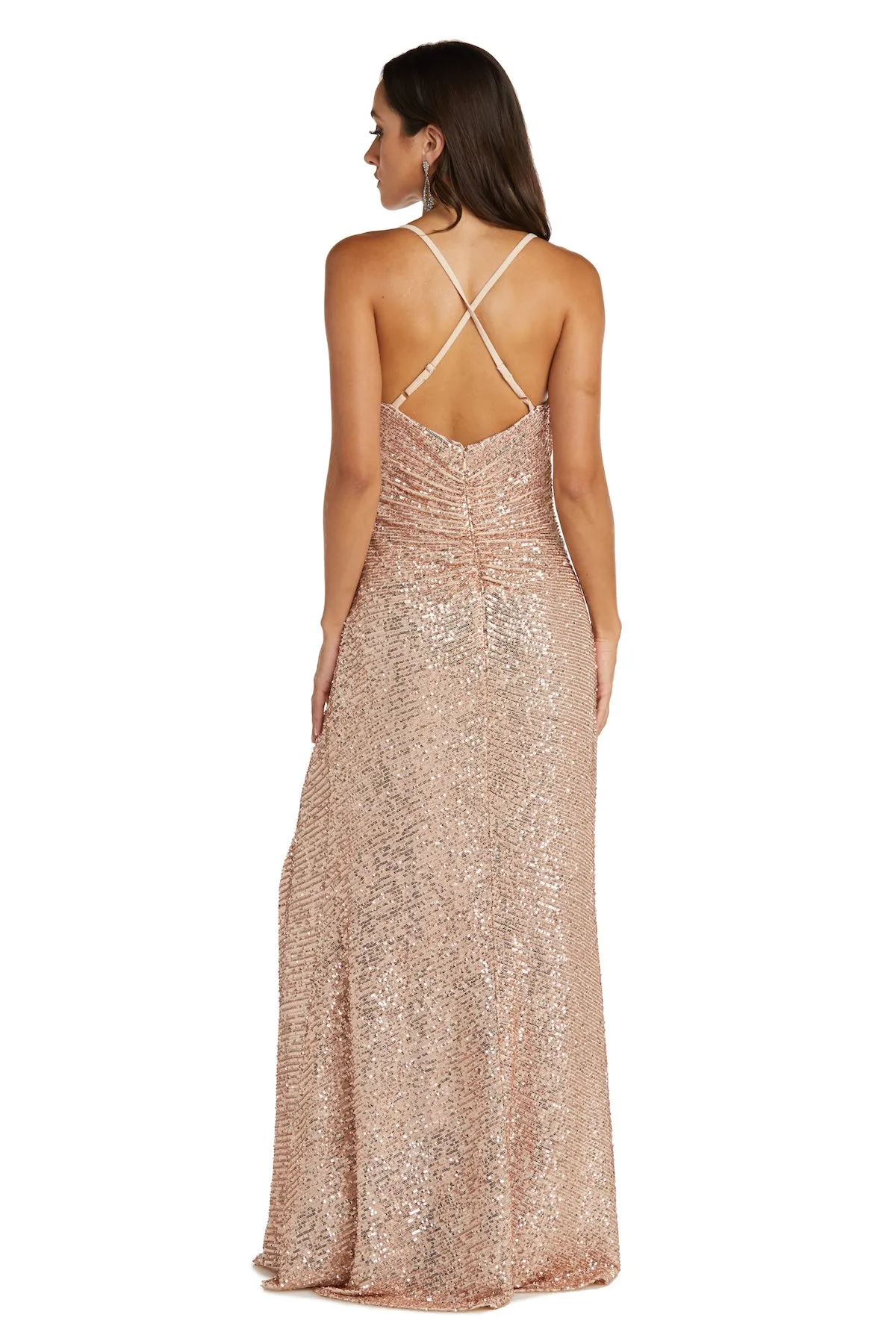 Nightway Shimmer Evening Gown sold by R&M Richards product image thumbnail 2