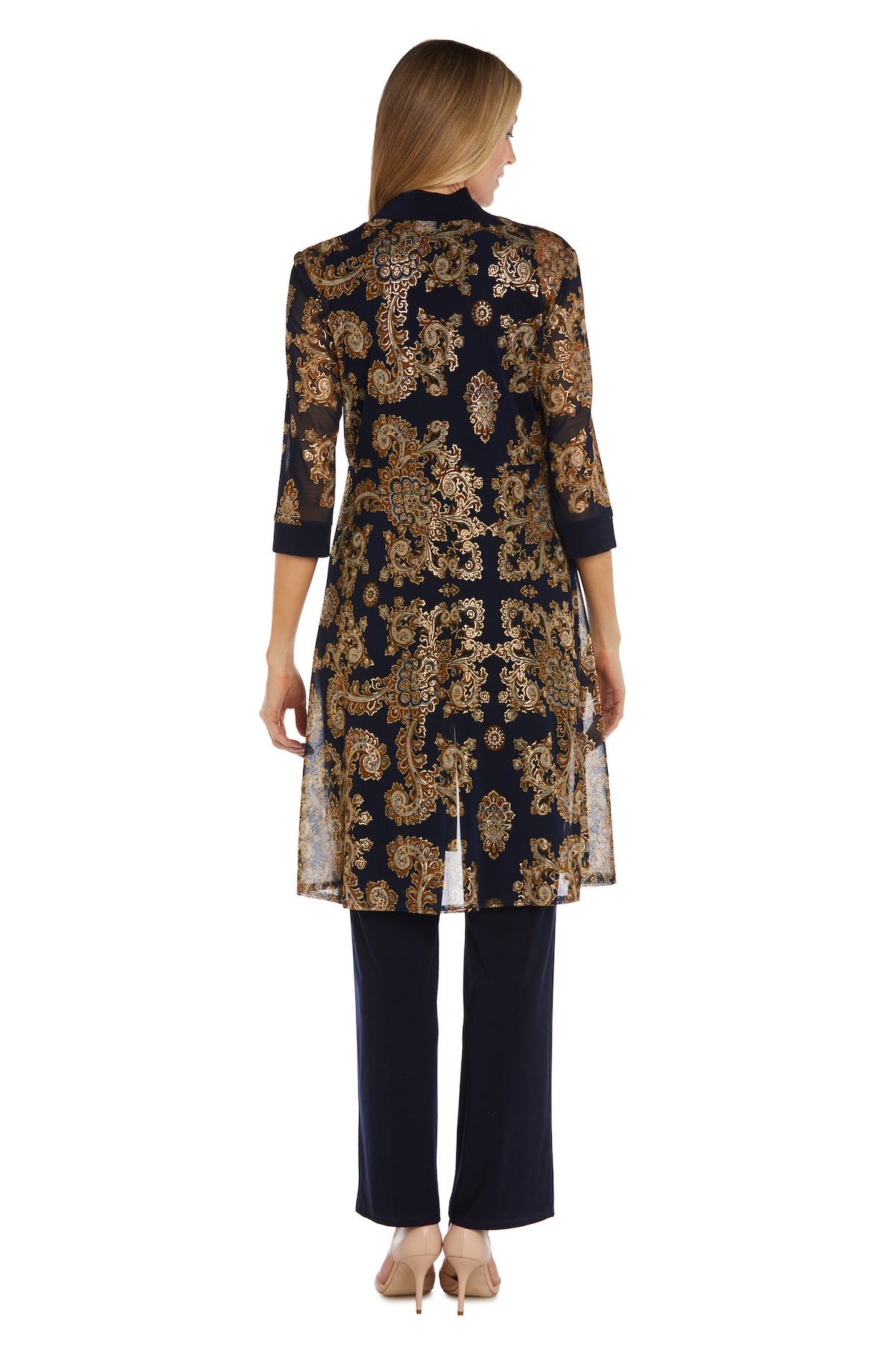 Three Piece Foil Print Jacket and Pant Set sold by R&M Richards product image thumbnail 2