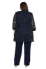 Two-Piece Soutache Jacket and Tank Pantsuit with Necklace - Plus sold by R&M Richards