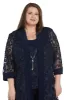 Two-Piece Soutache Jacket and Tank Pantsuit with Necklace - Plus sold by R&M Richards