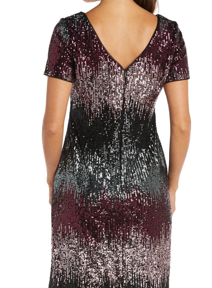 Ombre Short Sequin Dress sold by R&M Richards product image thumbnail 4
