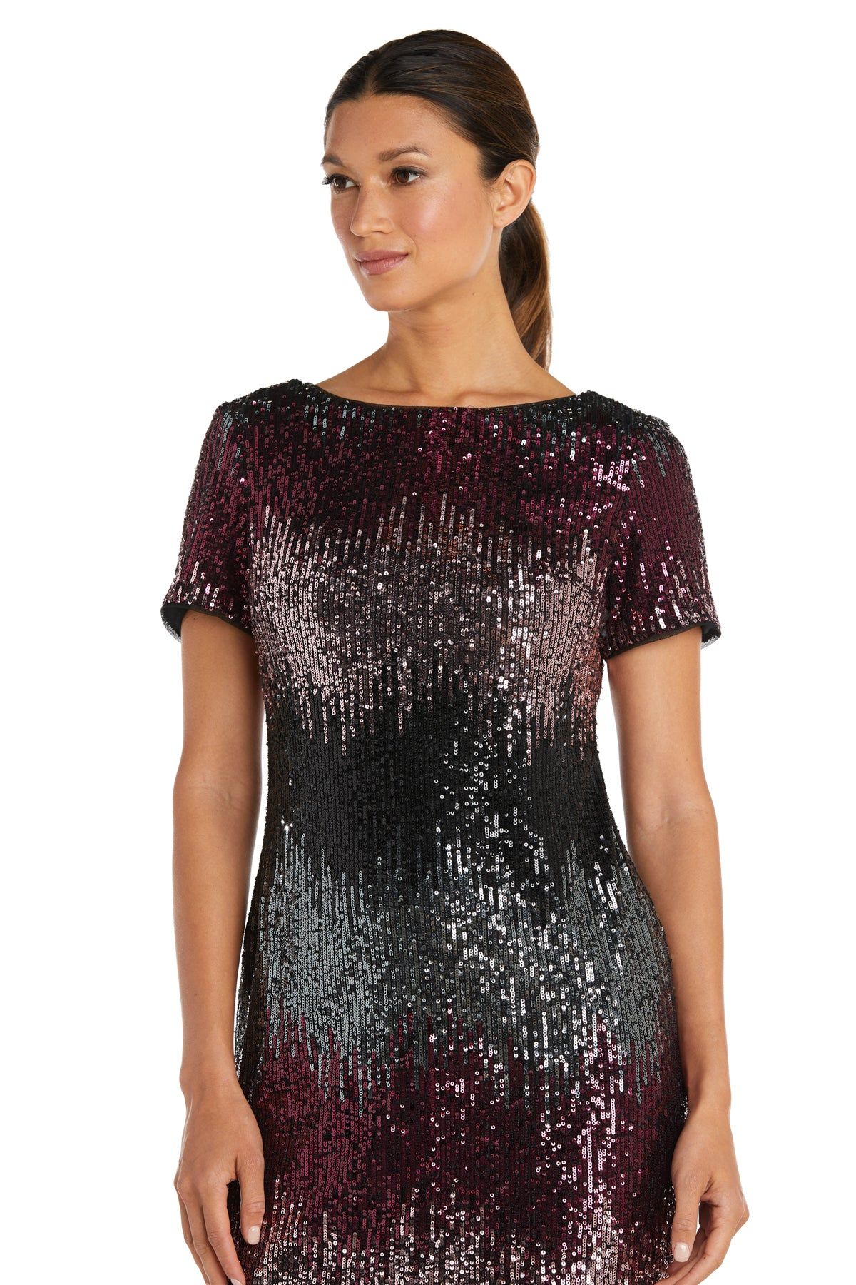 Ombre Short Sequin Dress sold by R&M Richards product image thumbnail 3