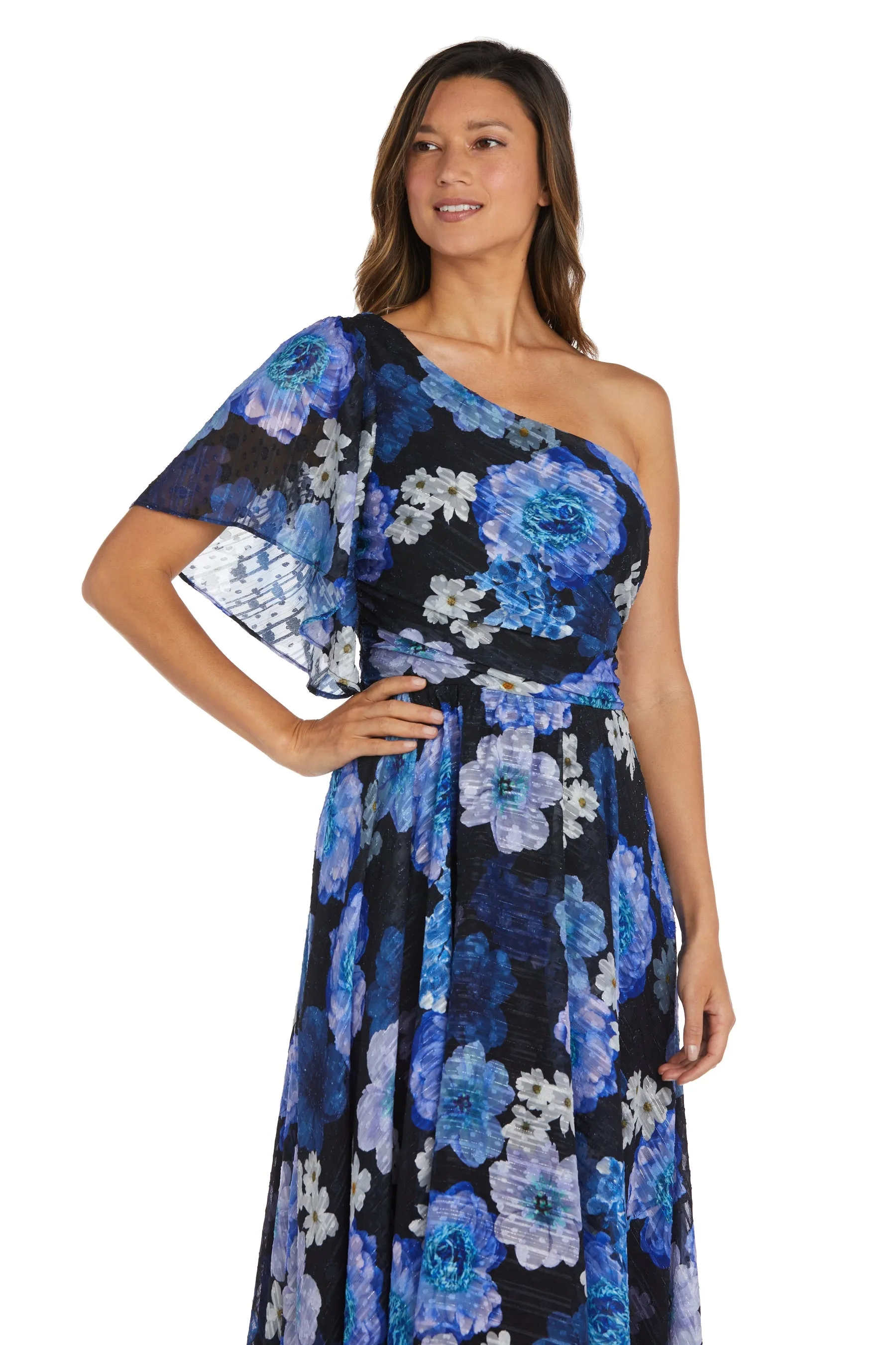 One Shoulder Floral Dress sold by R&M Richards product image thumbnail 3