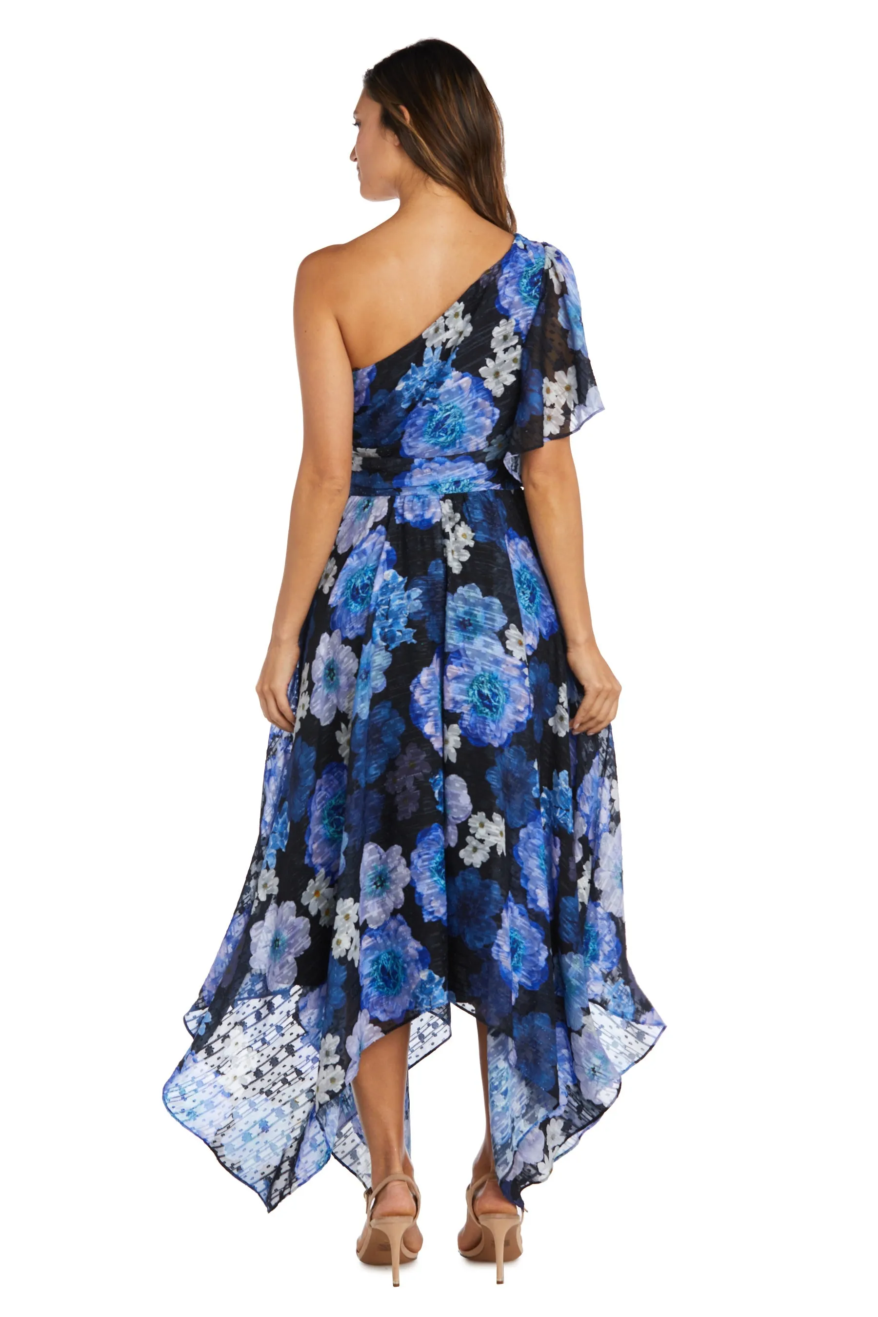 One Shoulder Floral Dress sold by R&M Richards product image thumbnail 2