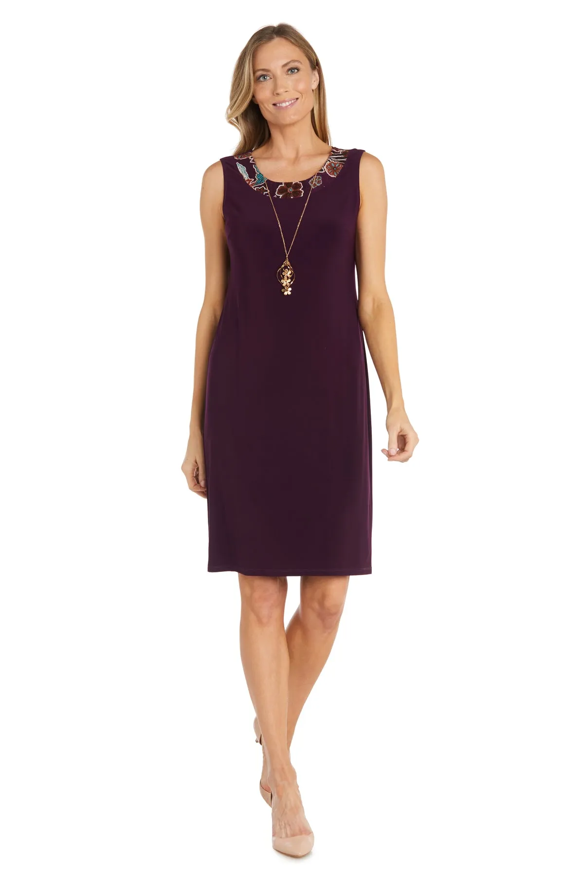 Printed Floral Daytime Jacket Dress sold by R&M Richards product image thumbnail 3