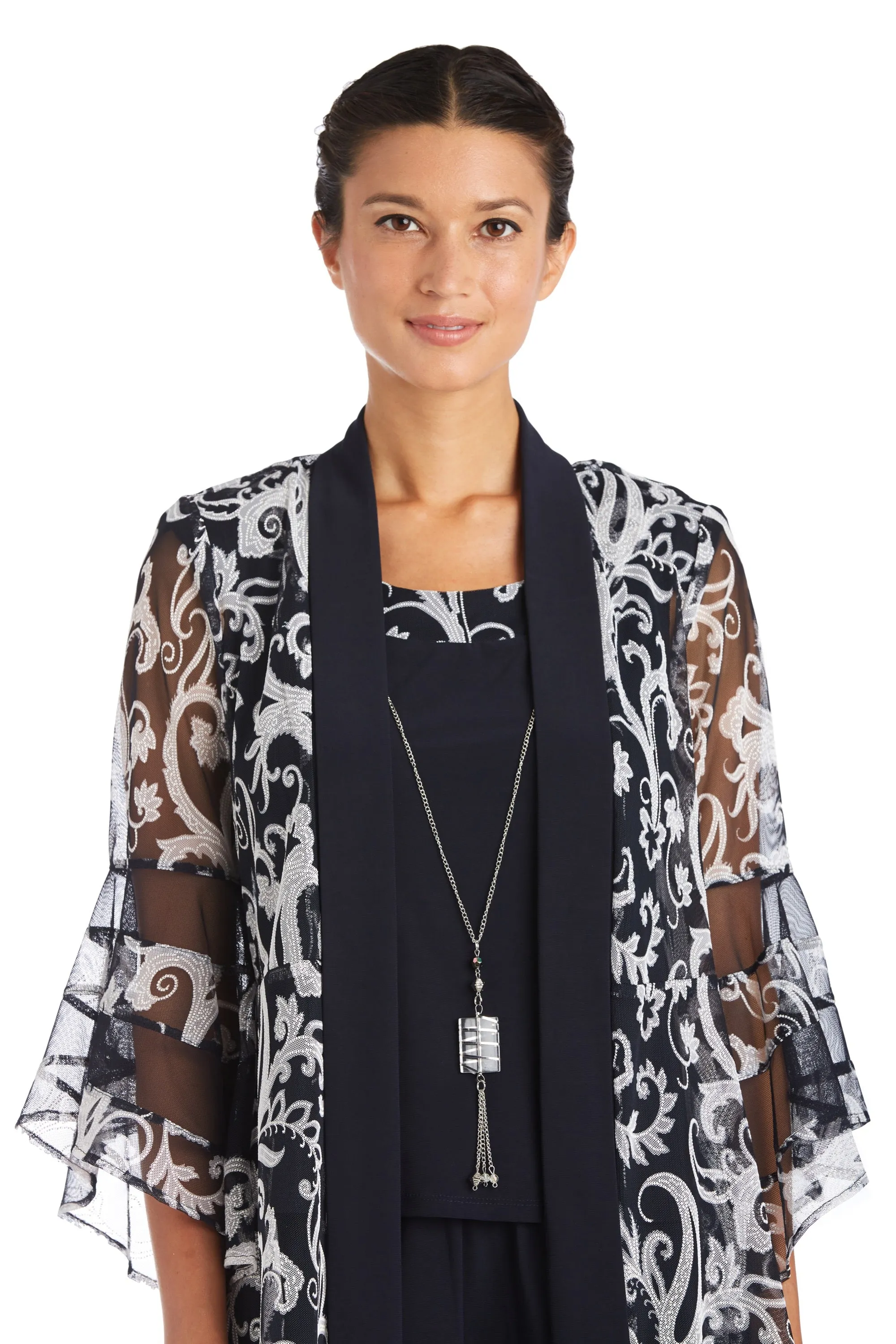 Two Piece Banded Butterfly Sleeve Mock Pant Set sold by R&M Richards product image thumbnail 3