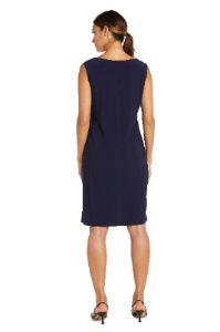 Two-Piece Ombre Metallic Foil Jacket Dress sold by R&M Richards