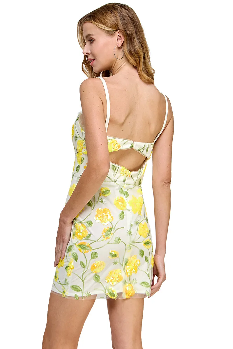 Blossom Sequin Mini Dress sold by R&M Richards product image thumbnail 2