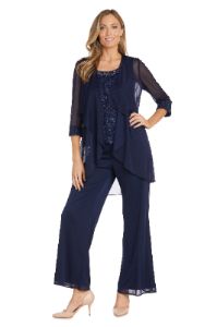Sheer Pant Suit and Lace Top sold by R&M Richards