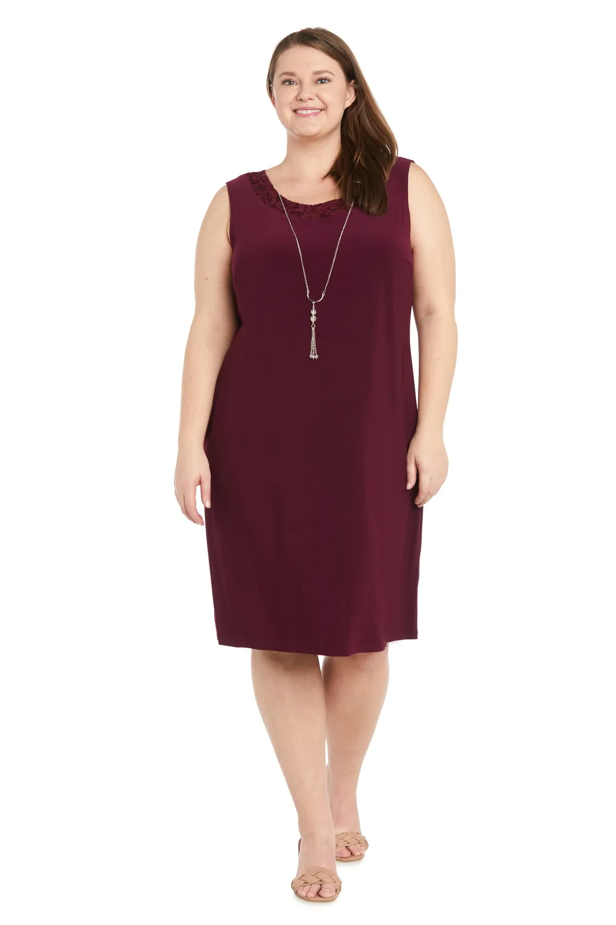 Sequenced Laced Jacket Dress - Plus sold by R&M Richards product image thumbnail 3