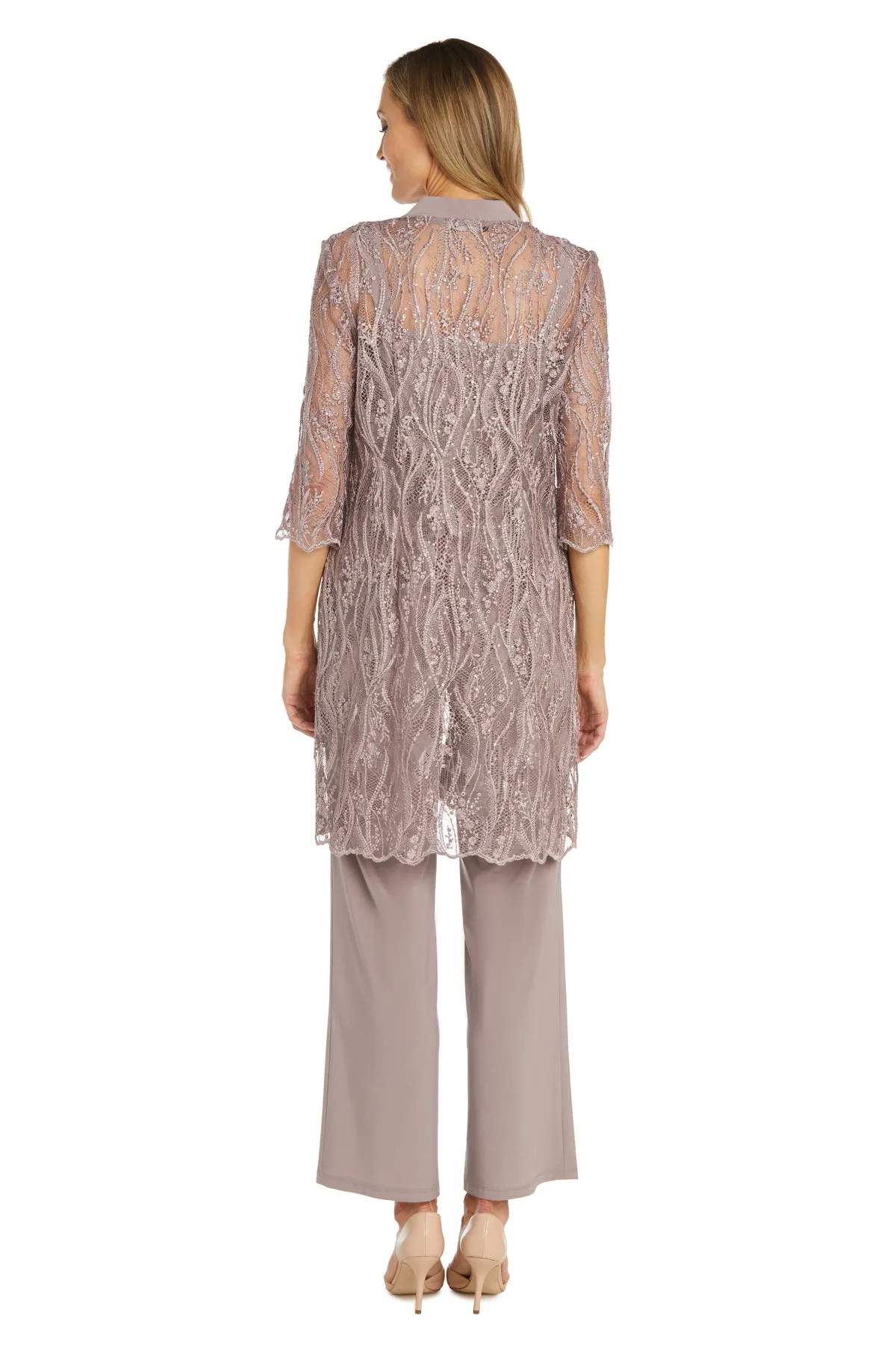 Sequin Lace Duster Pantsuit sold by R&M Richards product image thumbnail 2