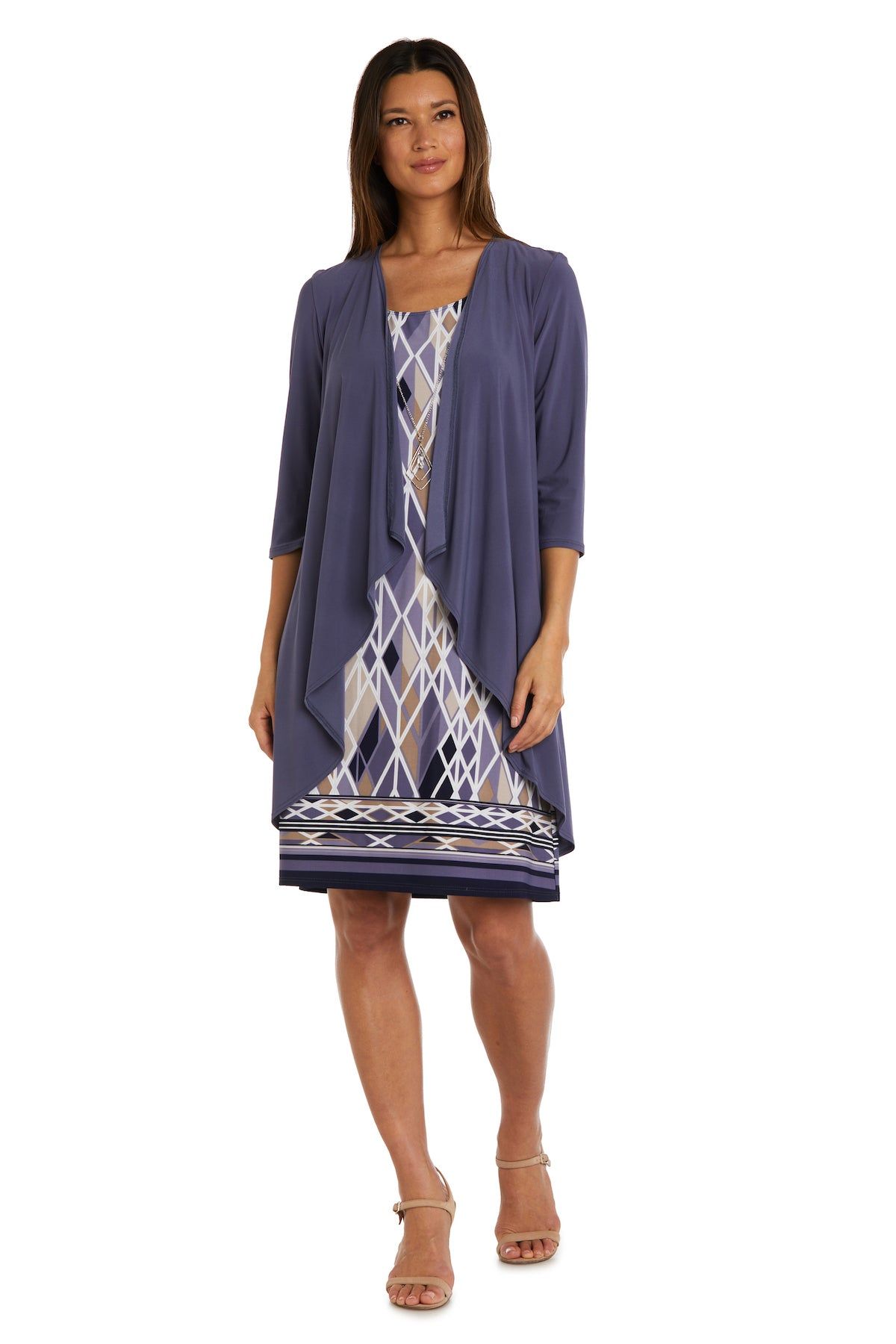 Puff Print Jacket Dress sold by R&M Richards product image thumbnail 11