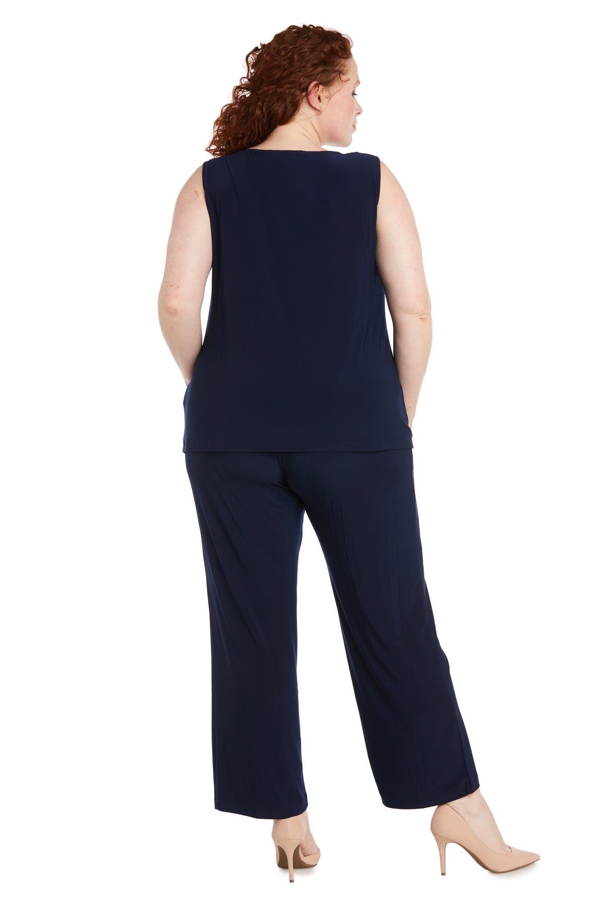 Metallic Printed Pant Set - Plus sold by R&M Richards product image thumbnail 4