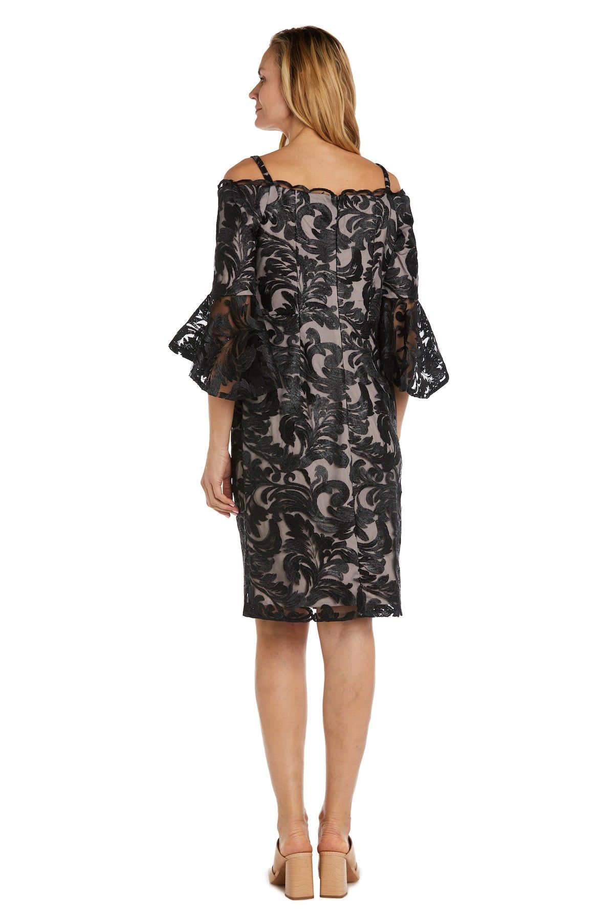 Off The Shoulder Dress with Ruffle Sleeves sold by R&M Richards product image thumbnail 2