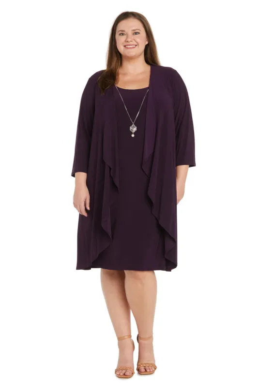 Solid Ity Flyaway Jacket Dress - Plus sold by R&M Richards