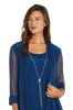 Jacket Dress with Textured Detail and Sheer Inserts sold by R&M Richards
