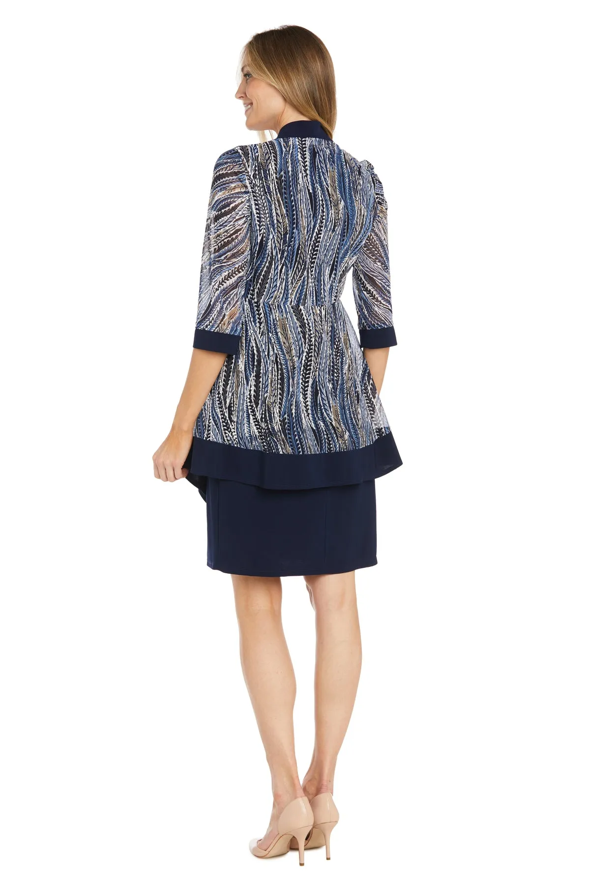 Intricate Swivel Patterned Jacket Dress sold by R&M Richards product image thumbnail 2