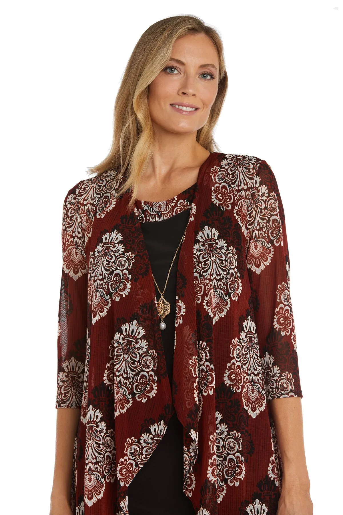 Two-Piece Printed Jacket and Dress Set sold by R&M Richards product image thumbnail 5