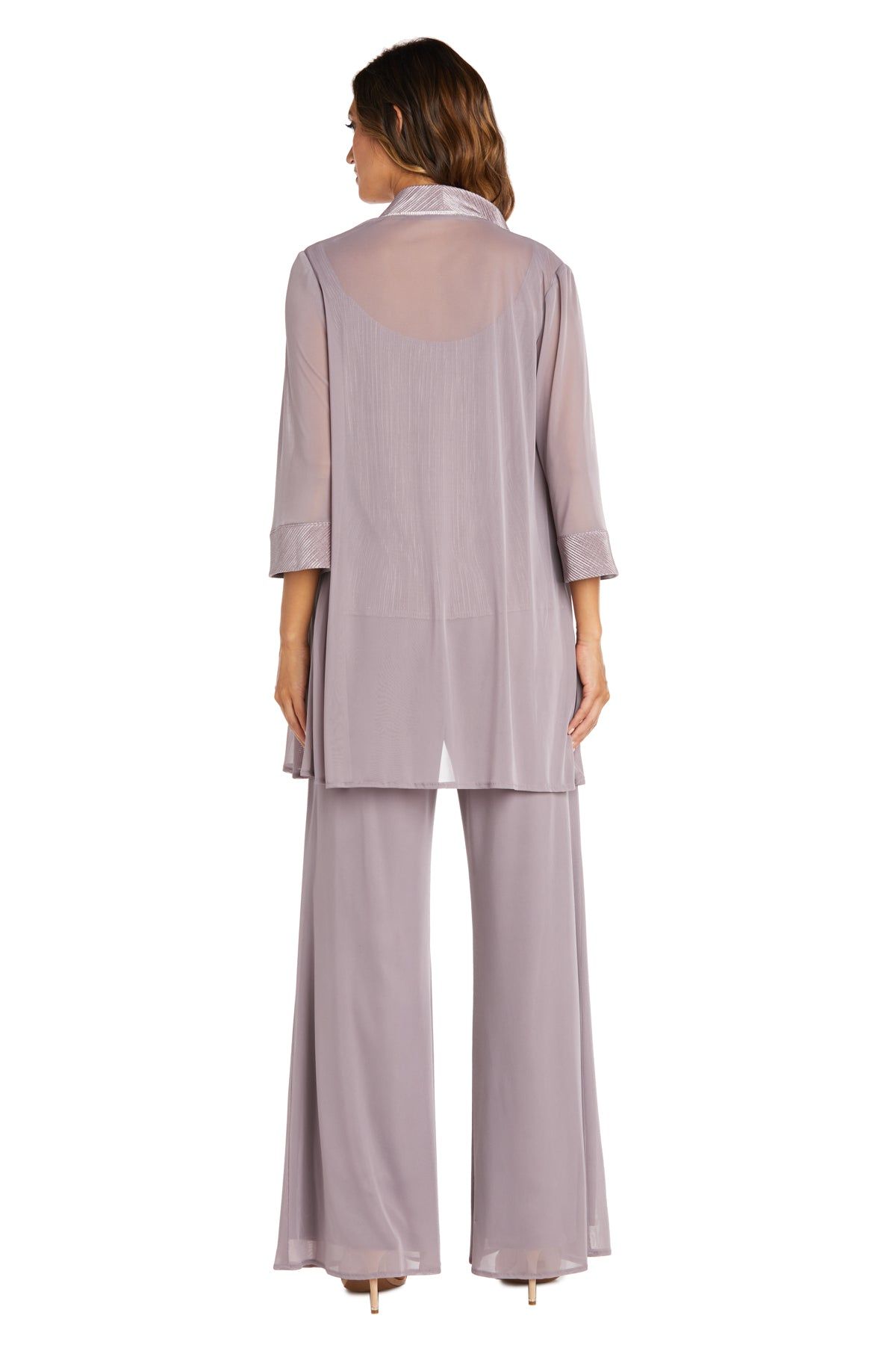 Three-Piece Pant Suit with Sheer Jacket - Petite sold by R&M Richards product image thumbnail 2