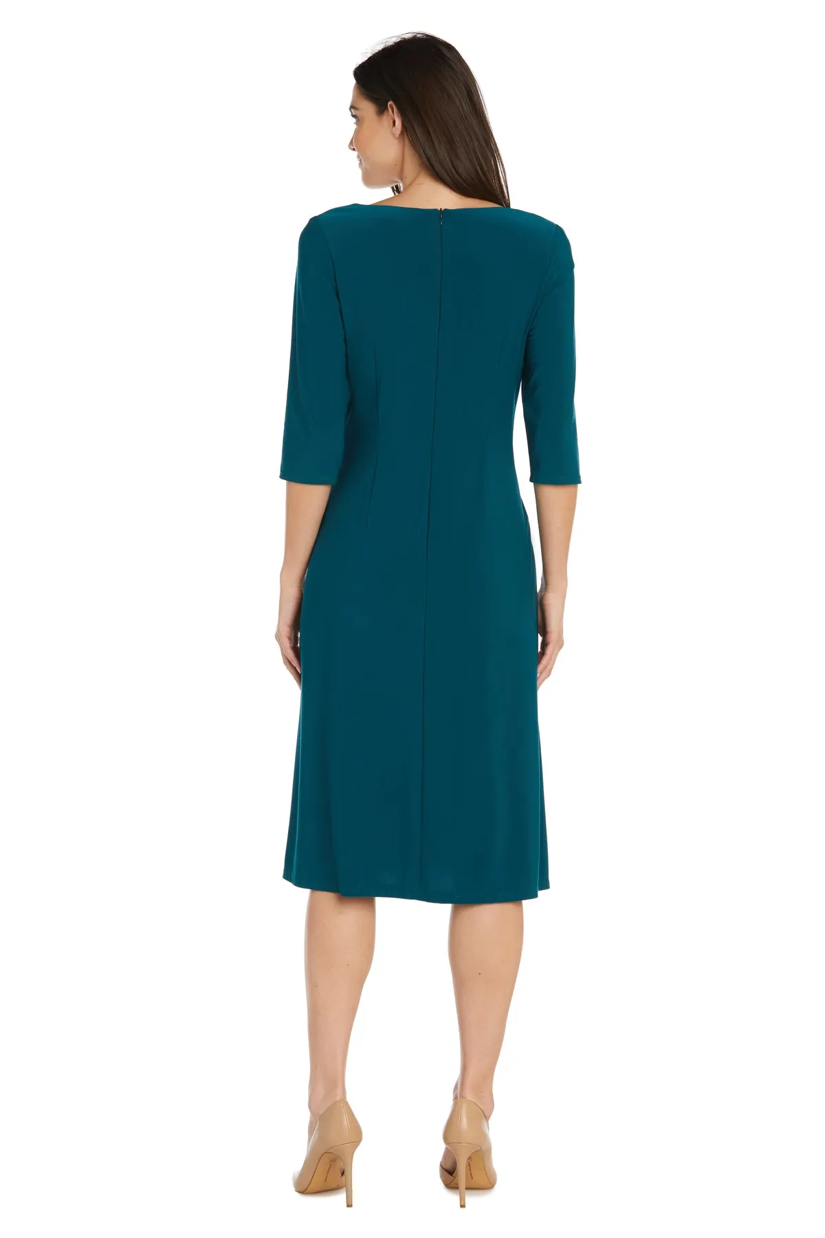 Midi Cocktail Dress With Circular Rhinestone Detail sold by R&M Richards product image thumbnail 2