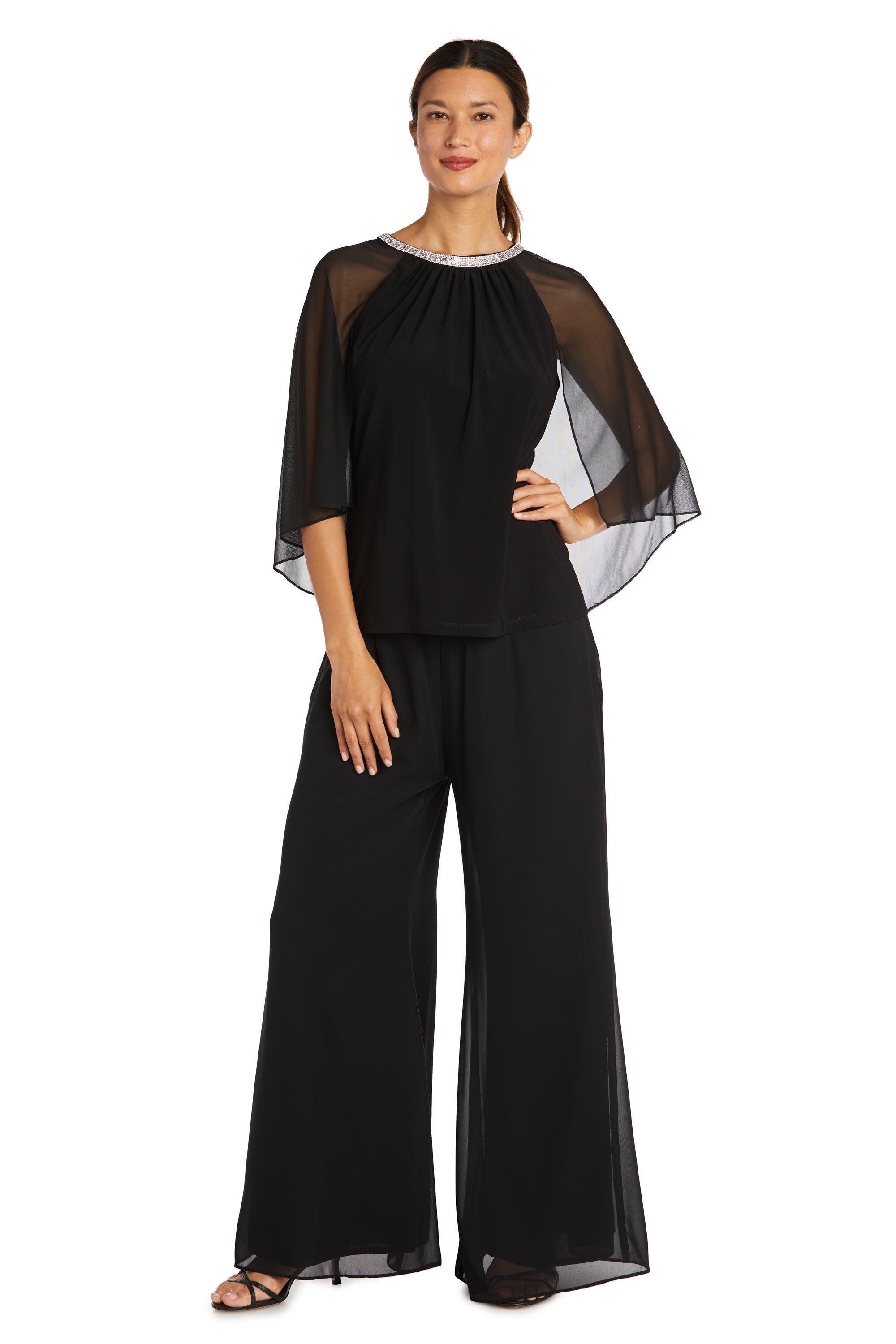 Caplet Social Top with Rhinestone Neckline sold by R&M Richards product image thumbnail 14