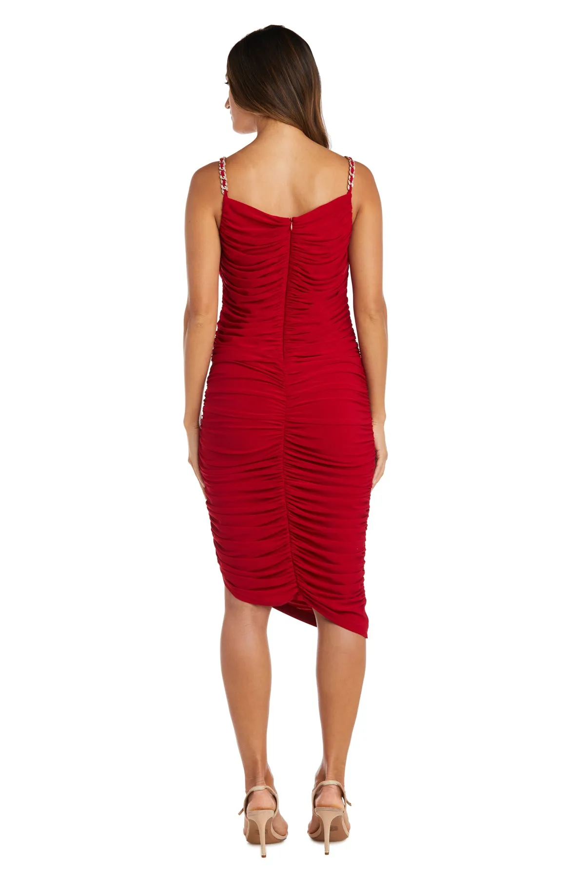 Ruched Rhinestone Chain Dress - Petite sold by R&M Richards product image thumbnail 2