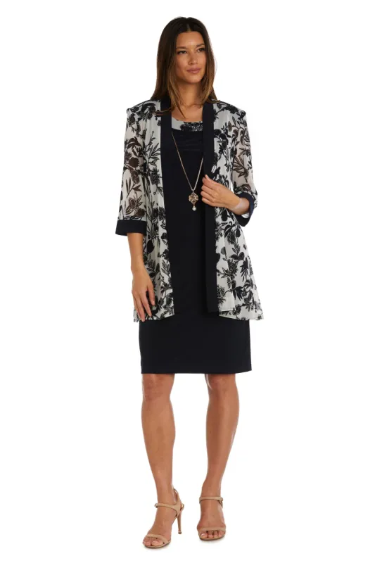 Two-Piece Printed Jacket and Dress Set sold by R&M Richards
