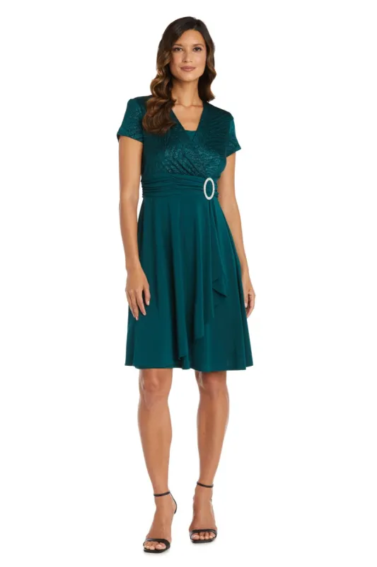 Cascade Wrap Dress with Waist Sash sold by R&M Richards
