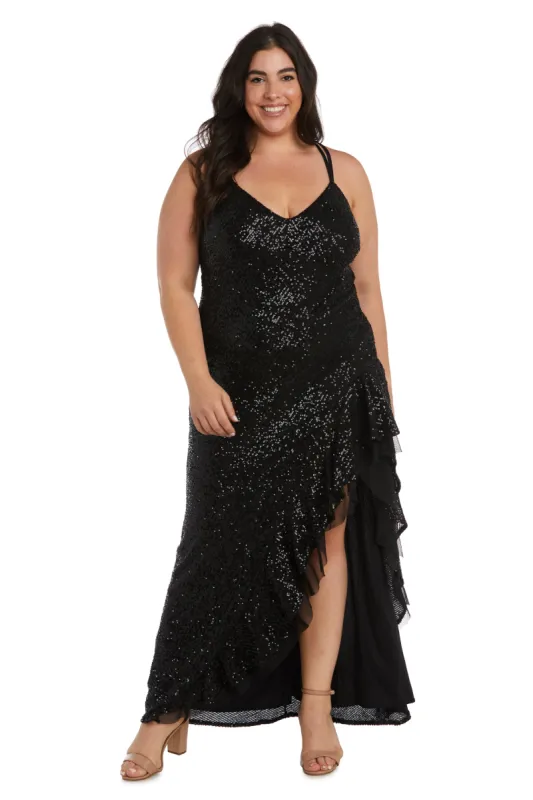Matilda Ruffle Dress - Plus sold by R&M Richards
