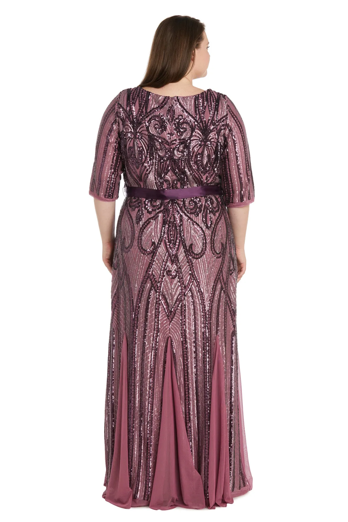 Sequined Embellished Dress - Plus sold by R&M Richards product image thumbnail 2