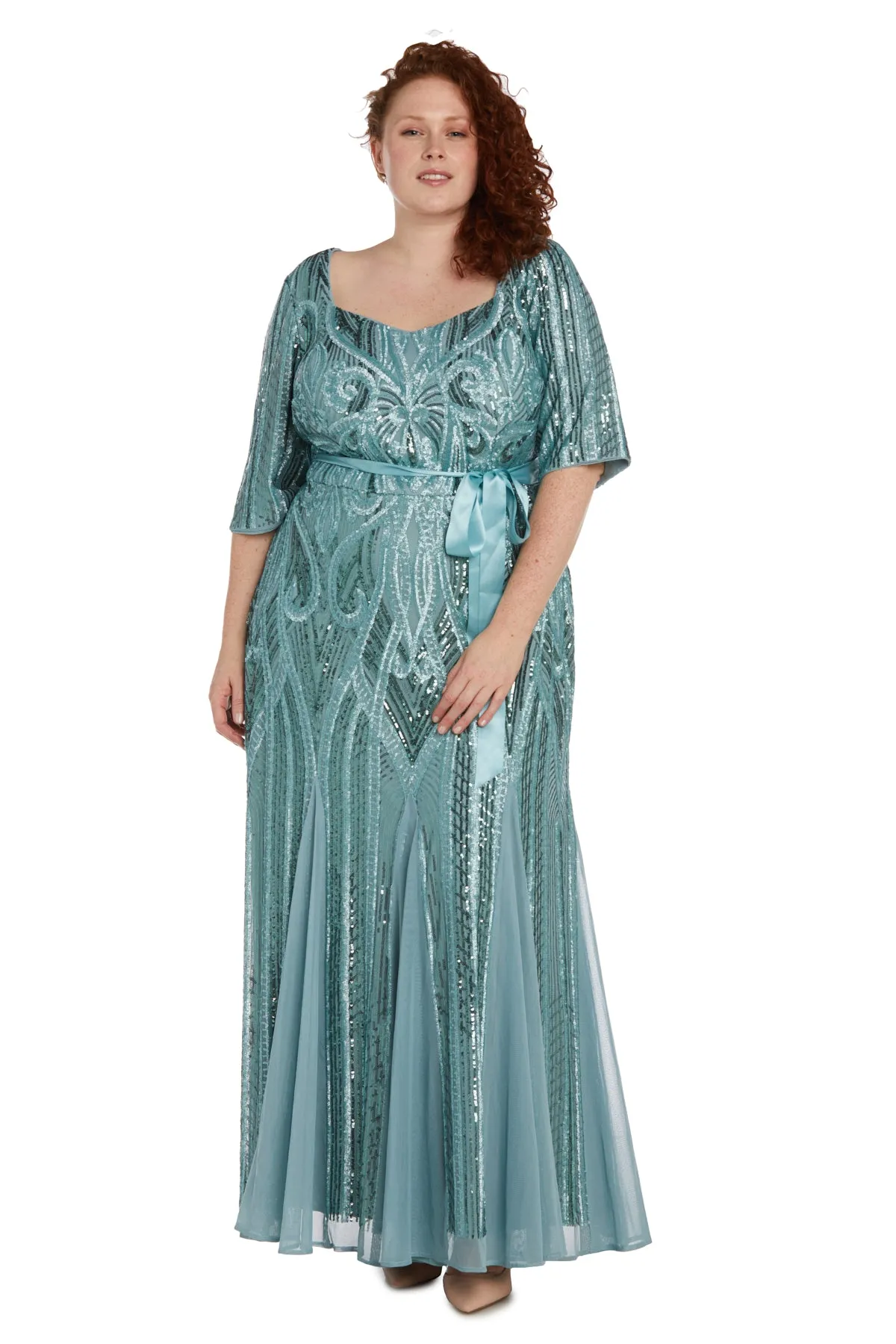 Sequined Embellished Dress - Plus sold by R&M Richards product image thumbnail 4