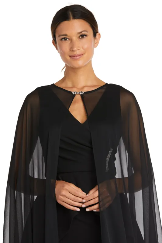 Chiffon Cape with Rhinestone Clasp sold by R&M Richards