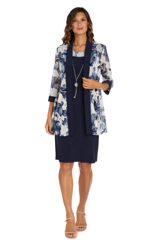 Two-Piece Printed Jacket and Dress Set sold by R&M Richards