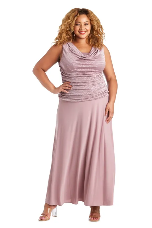 Glitter Bodice Evening Gown - Plus sold by R&M Richards