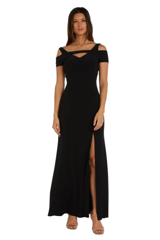 Nightway Full Length Evening Gown With Slit  - Petite sold by R&M Richards