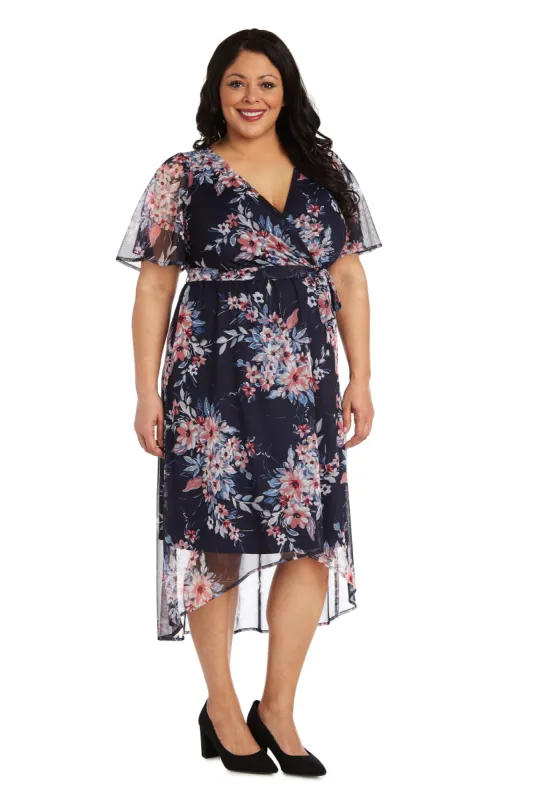 Power Mesh High-Low Dress - Plus sold by R&M Richards