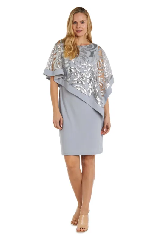 Two-Piece Sequin Swirl Poncho sold by R&M Richards