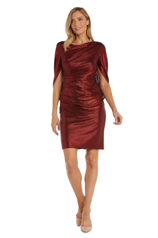 Cocktail Dress with Draped Sleeves sold by R&M Richards