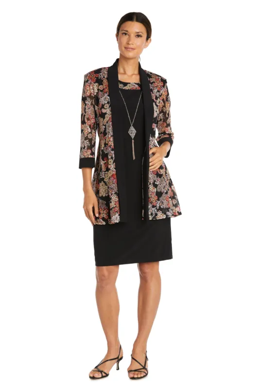 Two-Piece Printed Jacket and Dress Set sold by R&M Richards