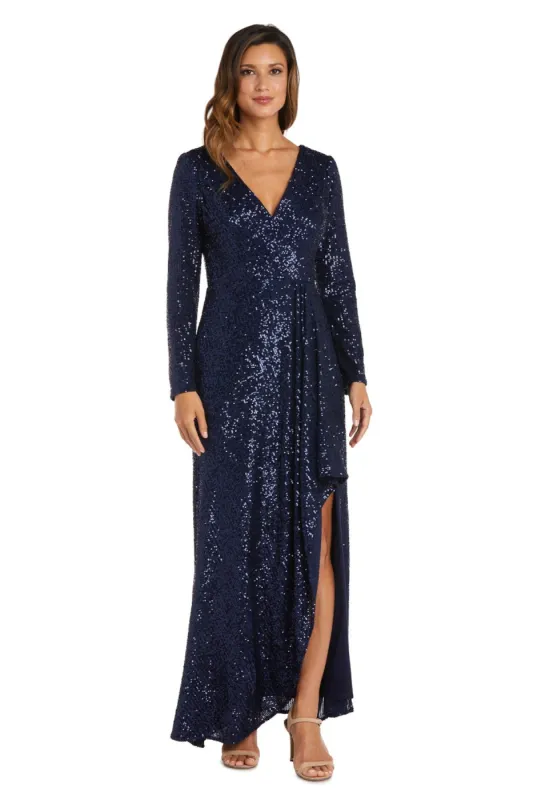 Long Sequin Skirt With Shirred Detail sold by R&M Richards