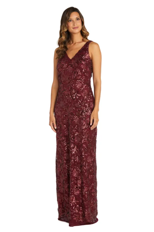Sequined Column Evening Gown sold by R&M Richards