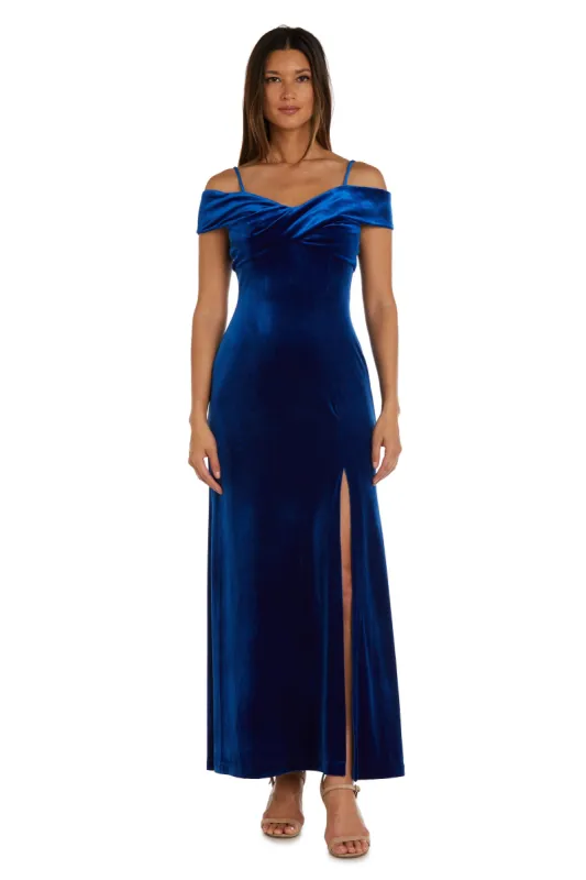 Nightway Stretch Velvet Evening Gown sold by R&M Richards