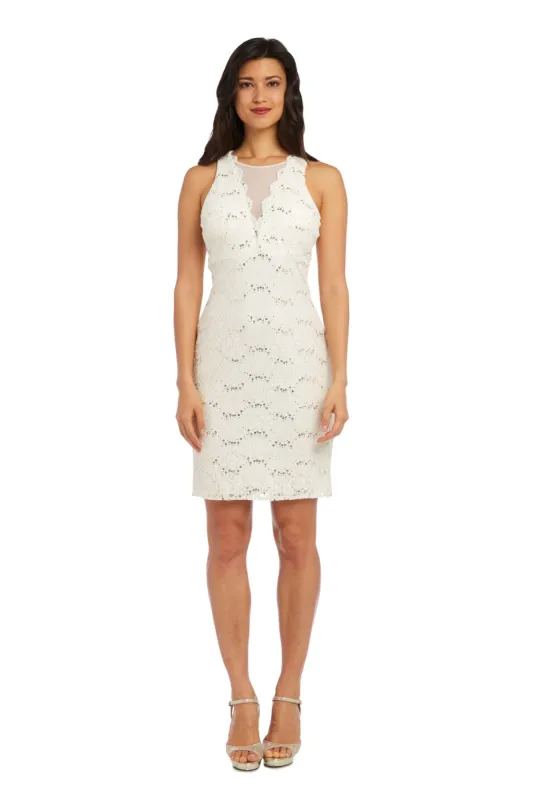 Nightway Short Lace Cocktail Dress sold by R&M Richards