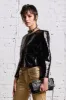 SQUARE SHOULDER SEQUIN JACKET - BLACK sold by R13