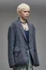 OVERSIZED BELLOW POCKET BLAZER - LIGHT INDIGO sold by R13